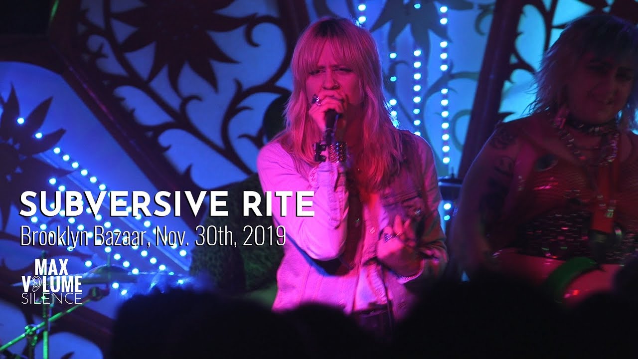 SUBVERSIVE RITE live at Brooklyn Bazaar, Nov. 30th, 2019 (FULL SET)