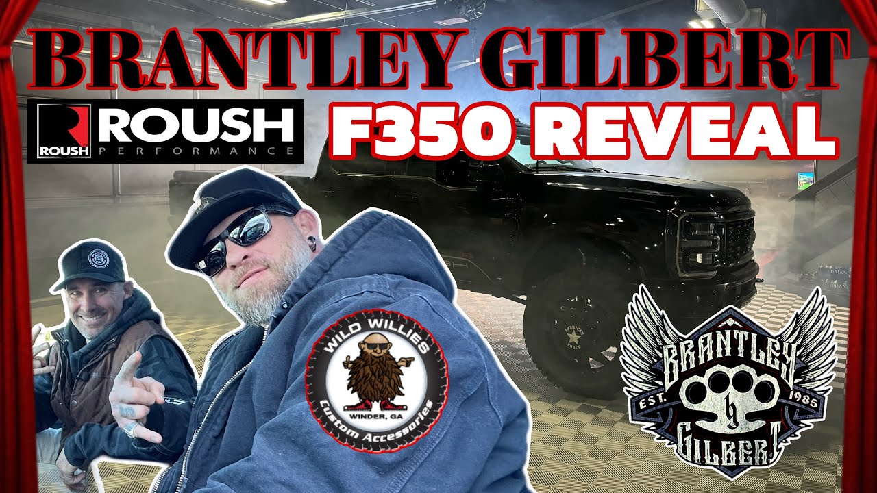 Brantley Gilbert's ROUSH & WILD WILLIES 2023 Ford F350 Super Duty | EPIC REVEAL