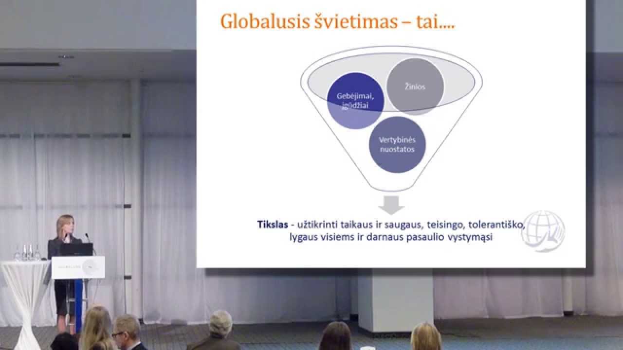 Indrė Augutienė. Globalusis &scaron;vietimas &ndash; būdas skatinti visuomenės kaitos procesus