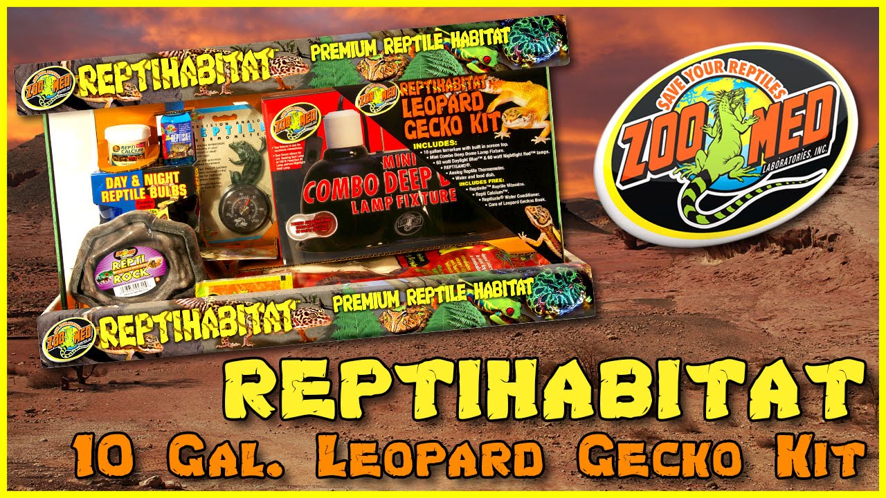 Zoo Med 10 Gallon ReptiHabitat&trade; Leopard Gecko Kit