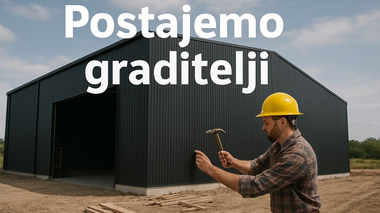 Gradimo novi dio šupe🚜🚜🚜🔥-dio 1