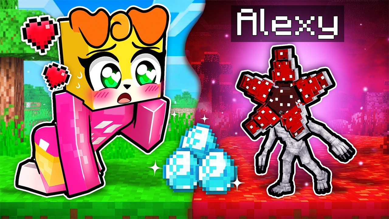 Jugando como un BEBE DEMOGORGON en Minecraft! 👶