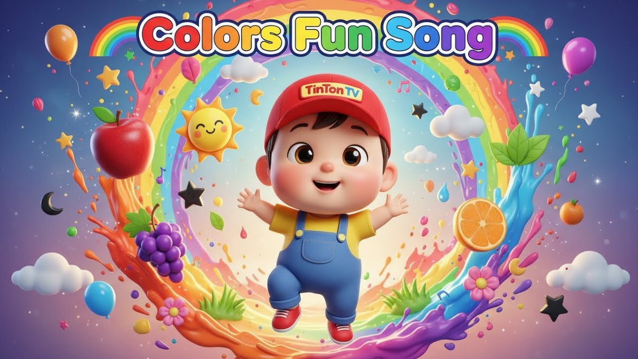 Colors Fun Song 🌈 | Learn Colors with Tintu | Kids Songs & Nursery Rhymes | TinTon TV