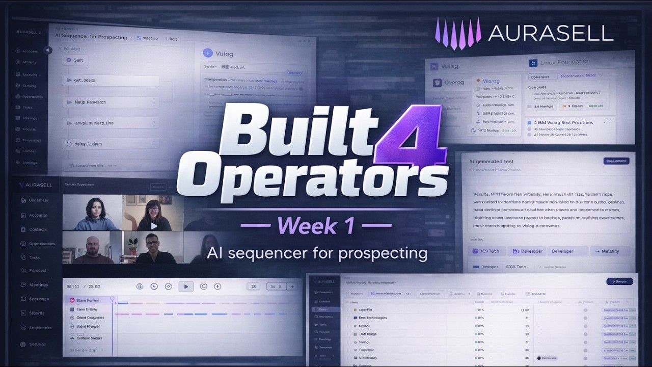 Aurasell AI Sequencer for prospecting