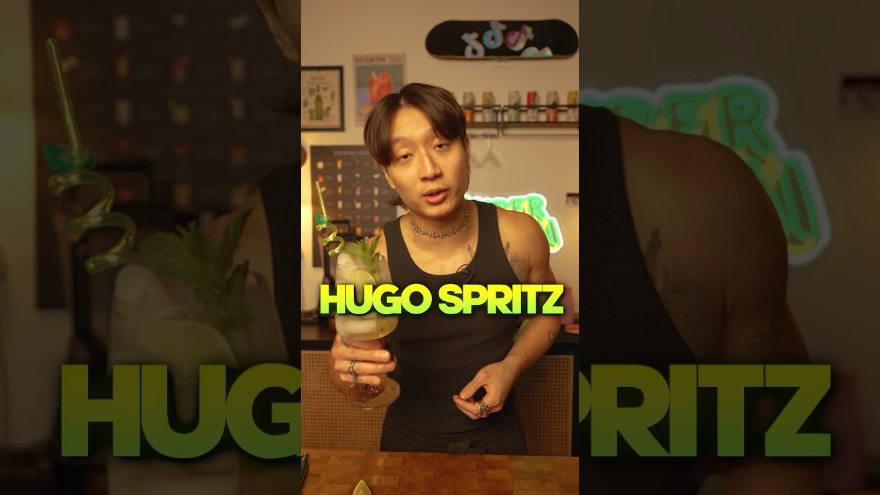 Hugo Spritz #cocktails #bartender #bartending #mixology #barchemistry