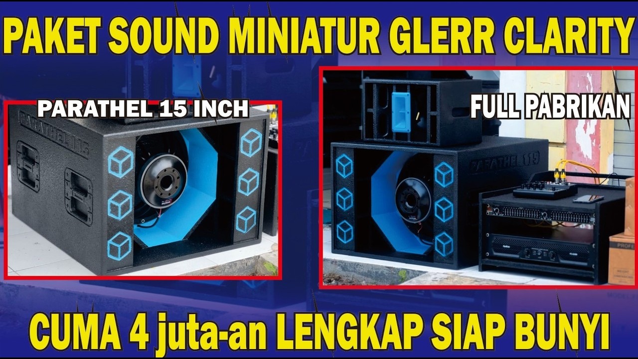 CEK SOUND & REVIEW PAKET SOUND MINIATUR HARGA 4 JT AN SIAP BUNYI