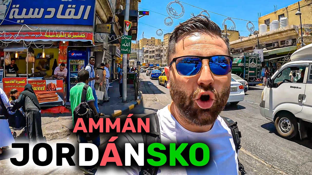 🇯🇴 JORDÁNSKO - AMMÁN | travel video vlog 4K 2022