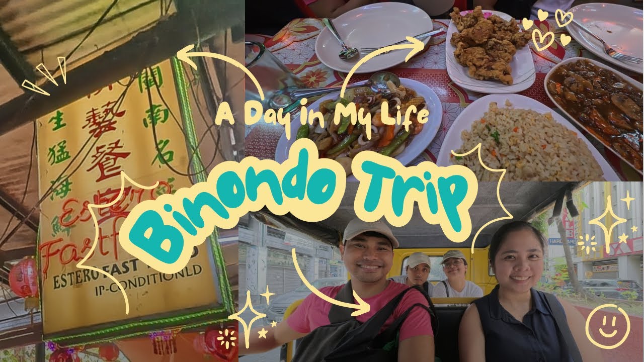 day in my life: binondo food trip | divisoria 🛍️