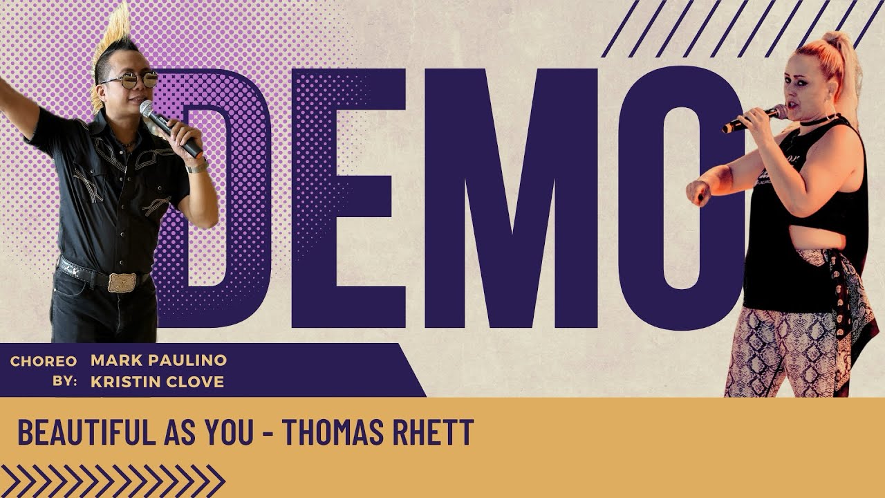Beautiful As You by Thomas Rhett Line Dance Demo