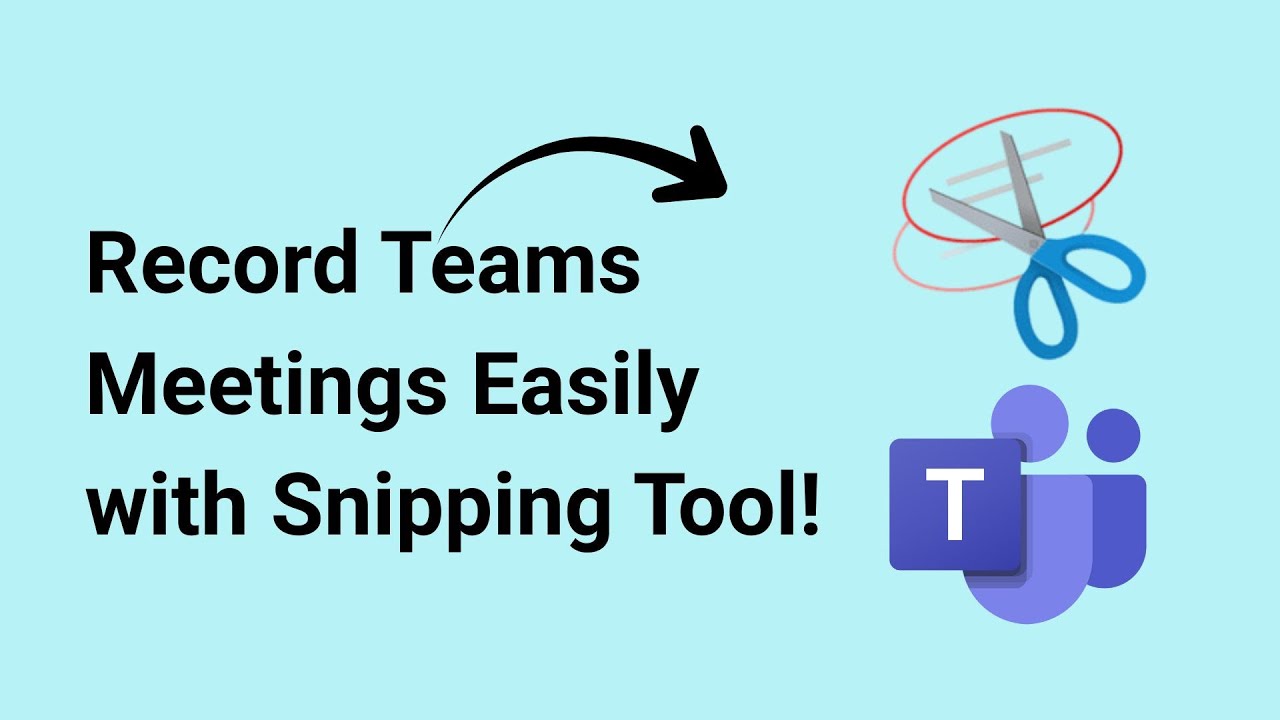 This Snipping Tool Trick Records Any Teams Meeting!