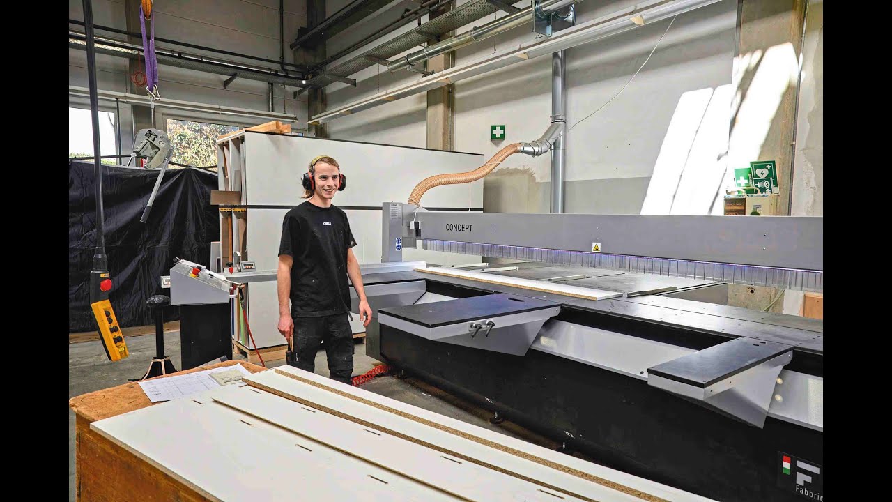 Die Schreinerei Omas Studio nutzt die Hybridsäge Concept von Fimal