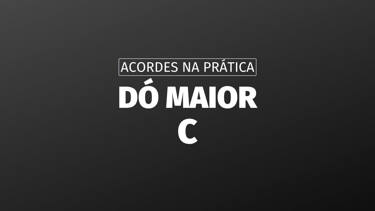 D&Oacute; MAIOR: Como montar o acorde d&oacute; maior no viol&atilde;o