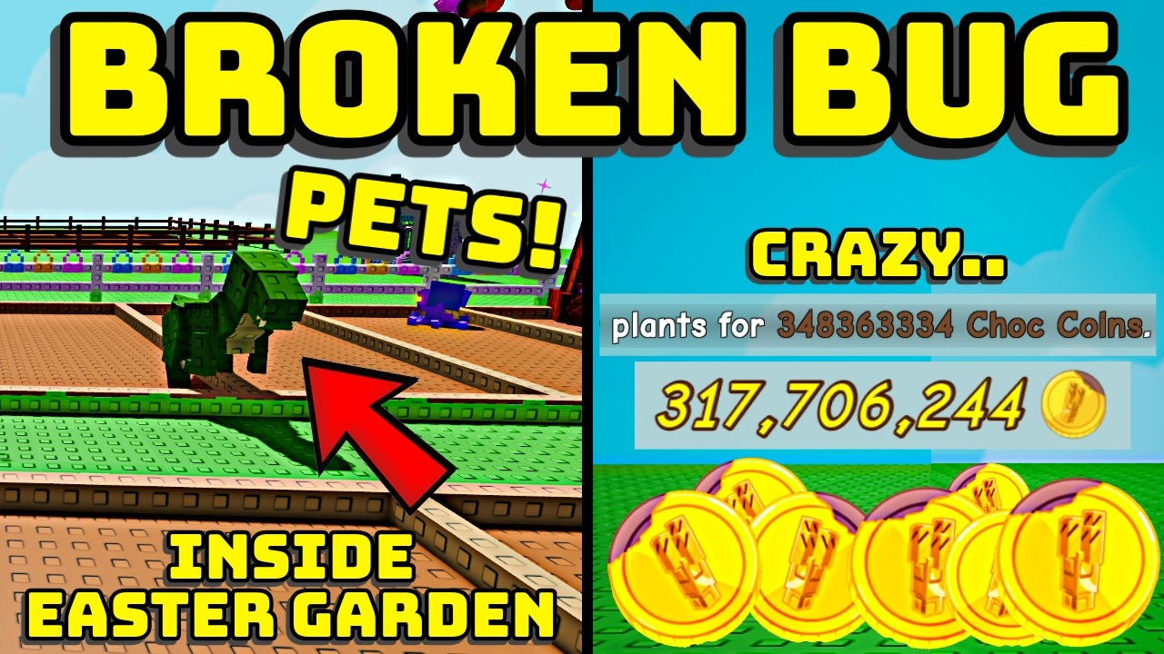 😭 BROKEN BUG?! PETS INSIDE THE EASTER GARDEN WILL RUIN THIS UPDATE