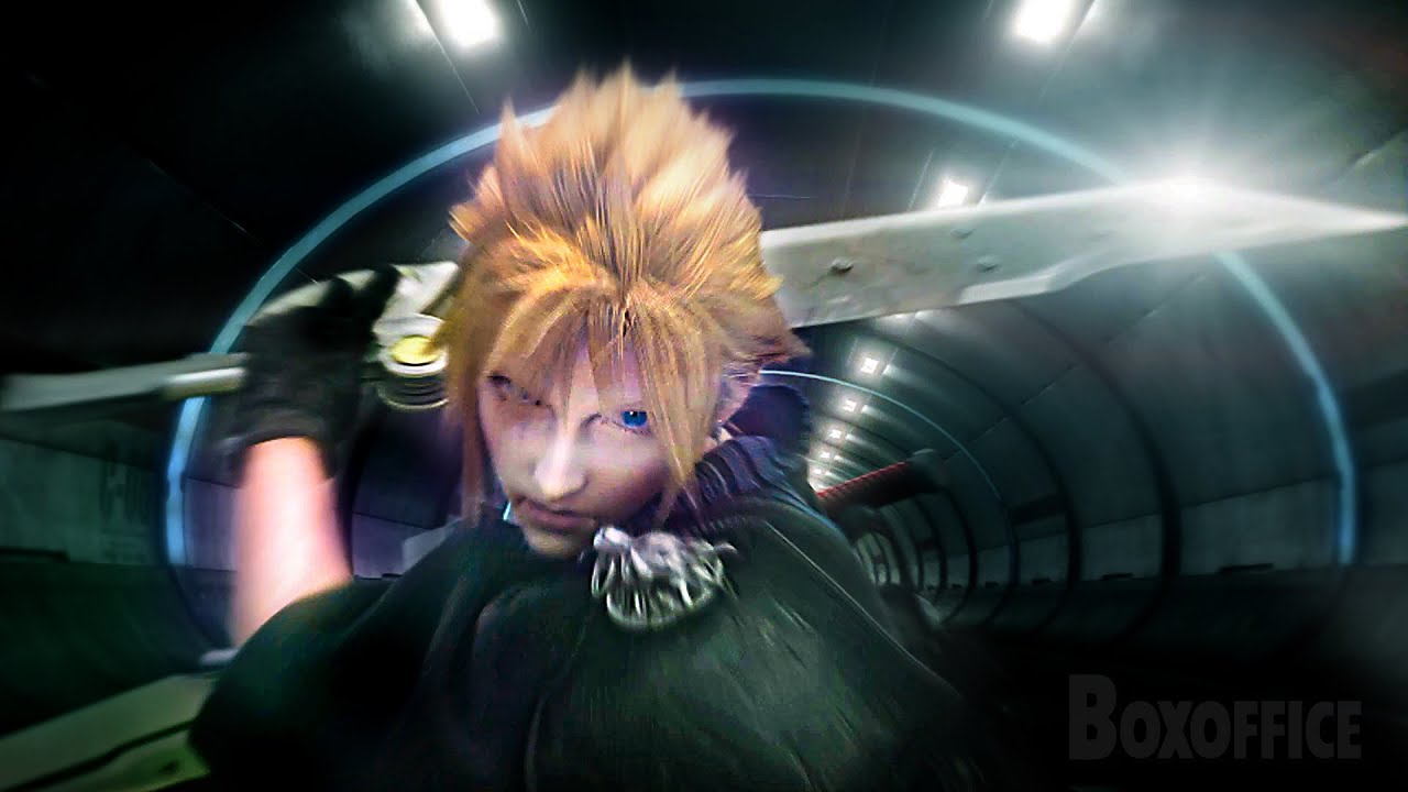 La course-poursuite &eacute;pique de Cloud en moto | Final Fantasy VII: Advent Children | Extrait VF