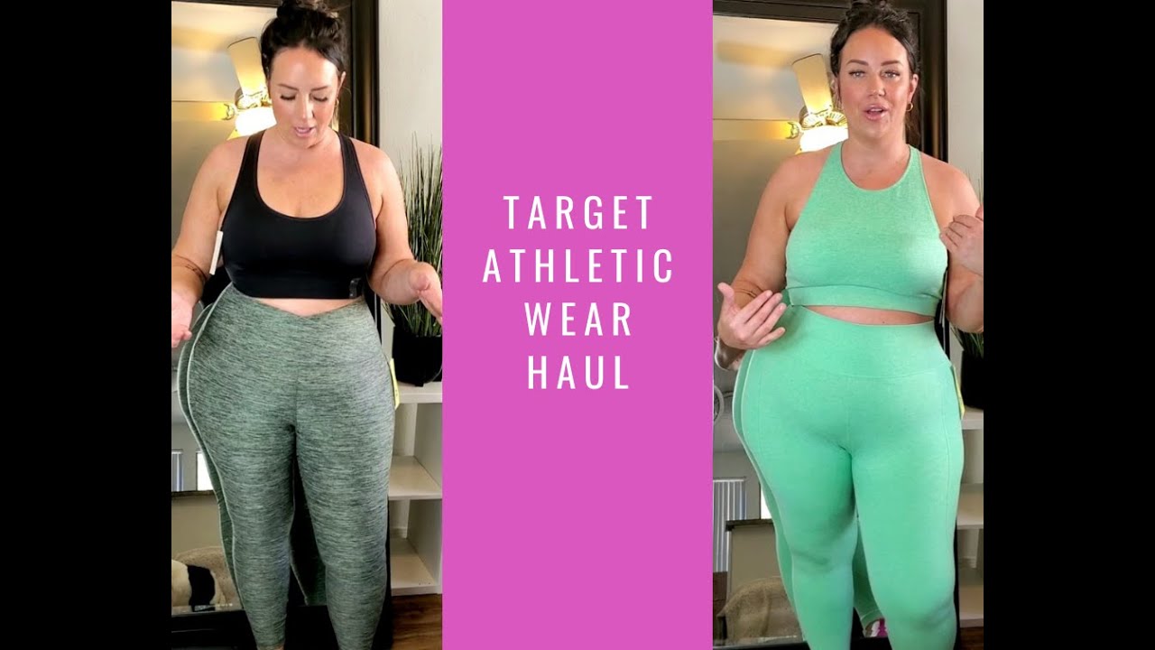 Plus size Target active wear try-on - 2021