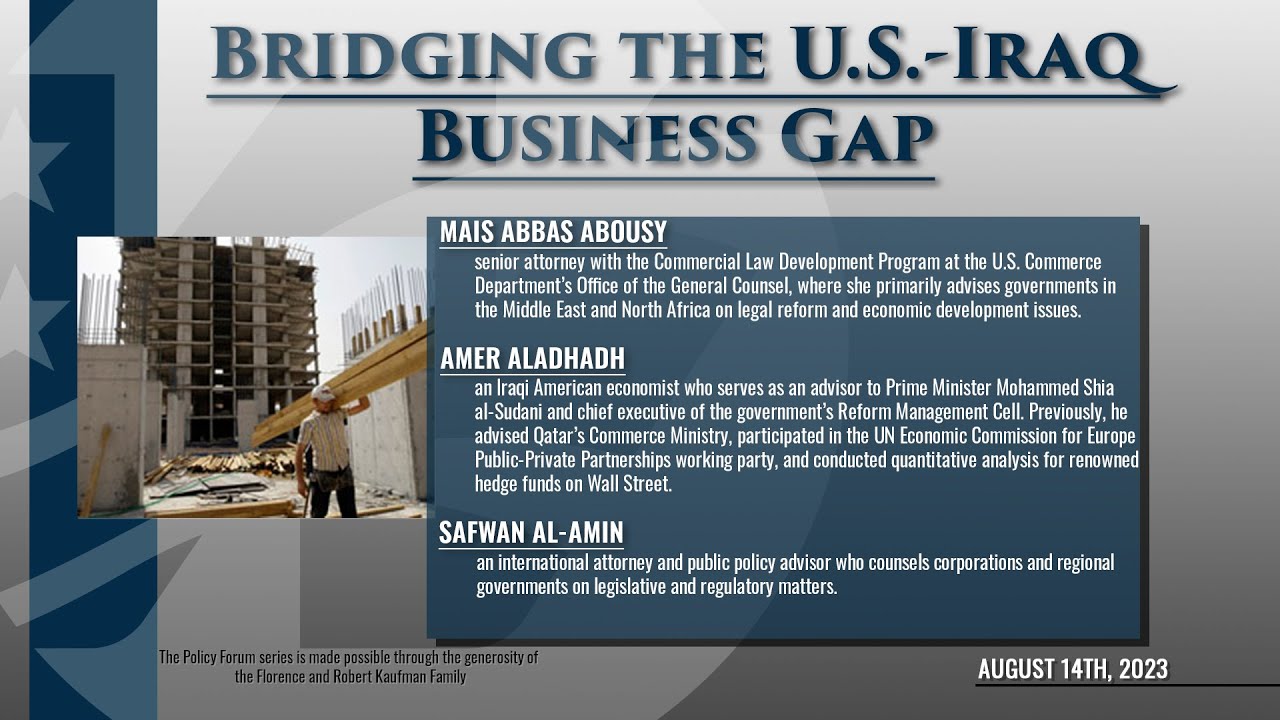 Bridging the U.S.-Iraq Business Gap