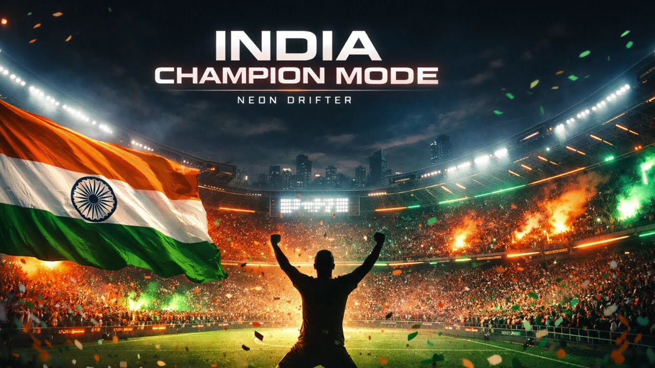 “India Champion Mode” – Cyberpunk Trap Anthem | Neon Drifter [AI Music]