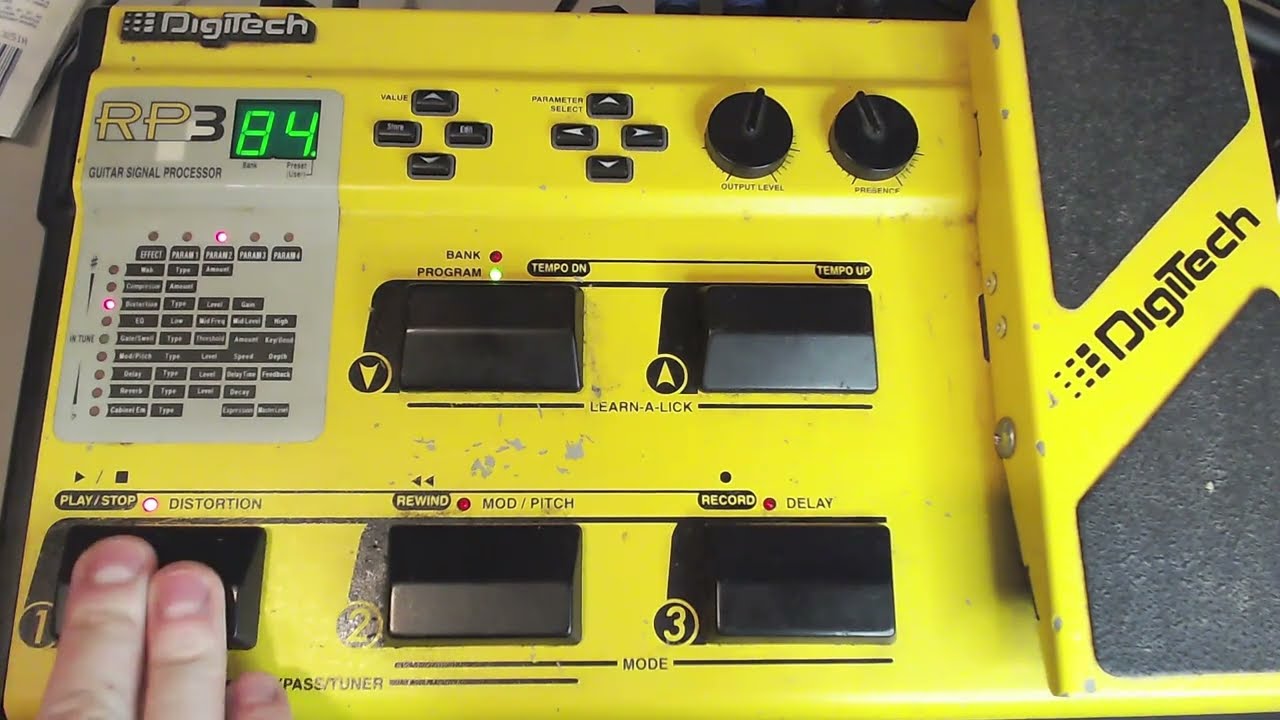 How it sounds after 30 years? Digitech RP3 demo