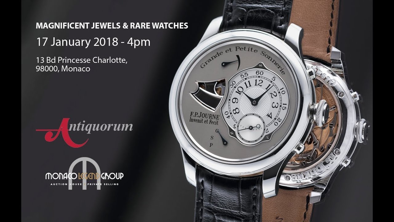 17 JANUARY 2018 AUCTION - MAGNIFICIENT JEWELS & RARE WATCHES