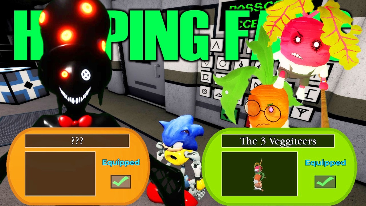 Helping Fans To Get Skin, The 3 Veggiteers Skin, TIO Skin in Roblox Piggy