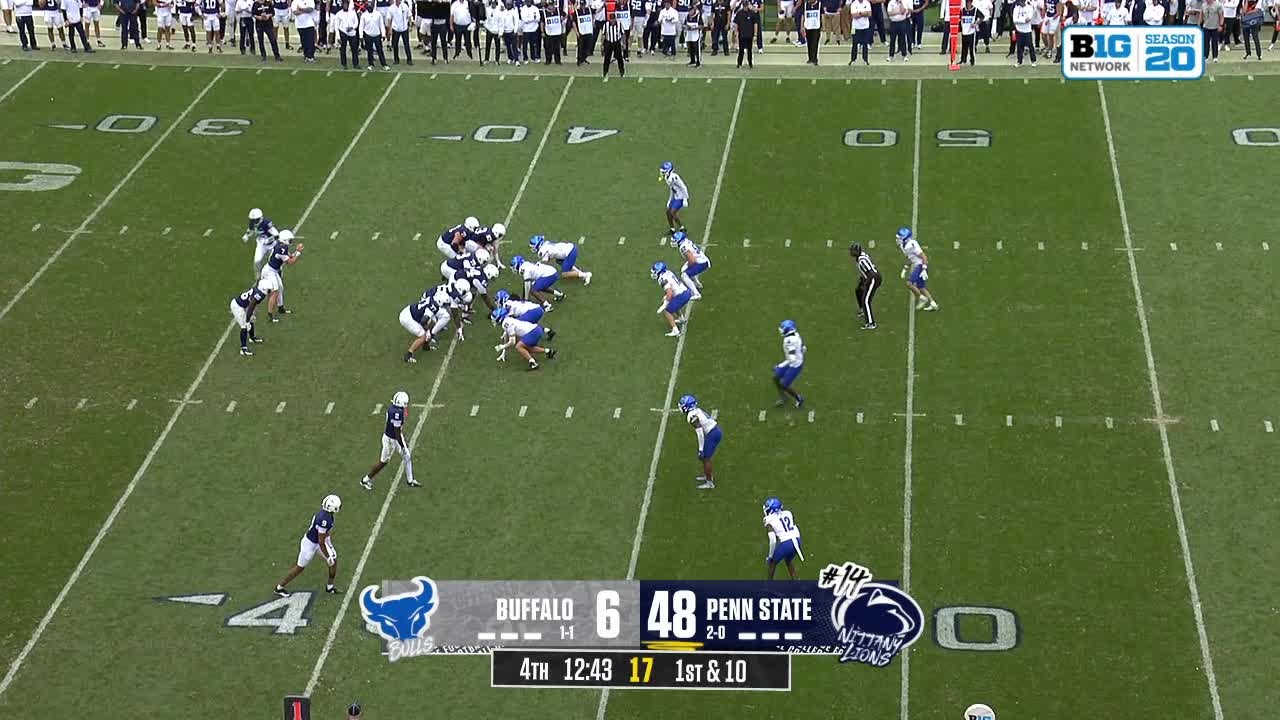 Cam Wallace 59-yard TD Run vs. Buffalo | Penn State Football
