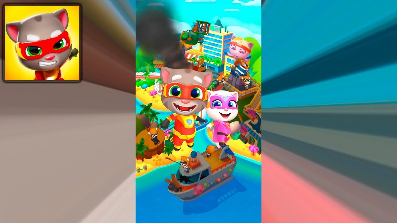 Talking Tom Hero Dash - Mobile Gameplay Walkthrough Part 5 (iOS, Android)