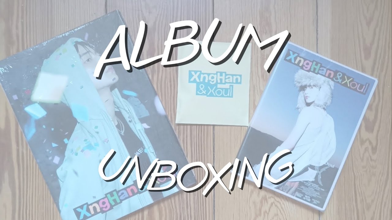 Unboxing XngHan&Xoul 1st Single Album Waste No Time | Распаковка альбома XngHan
