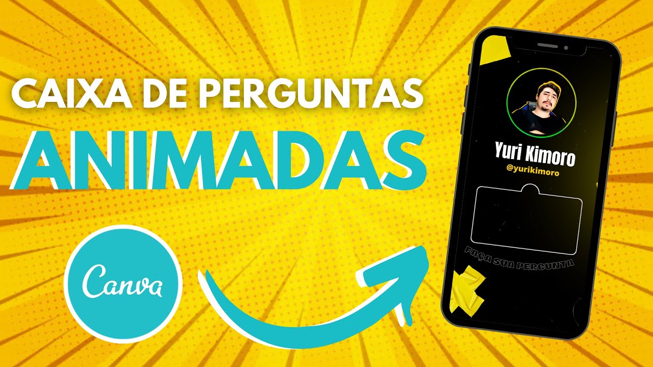 Caixinha de pergunta Instagram animada com música [TUTORIAL CANVA]