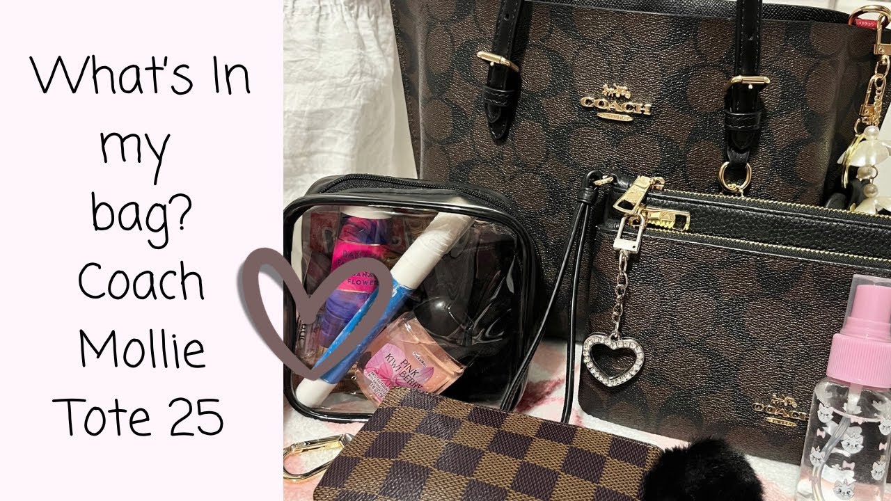 What’s in my bag? | Coach Mollie Tote 25 🤎
