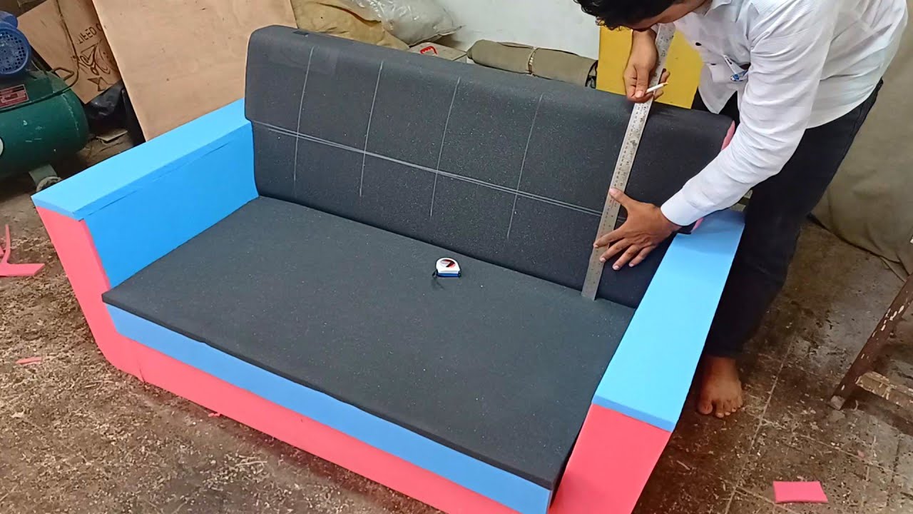 How To Make Sofa Cover At Home |How To Make Wooden Sofa Cover At Home |Sofa Cover Cutting And
