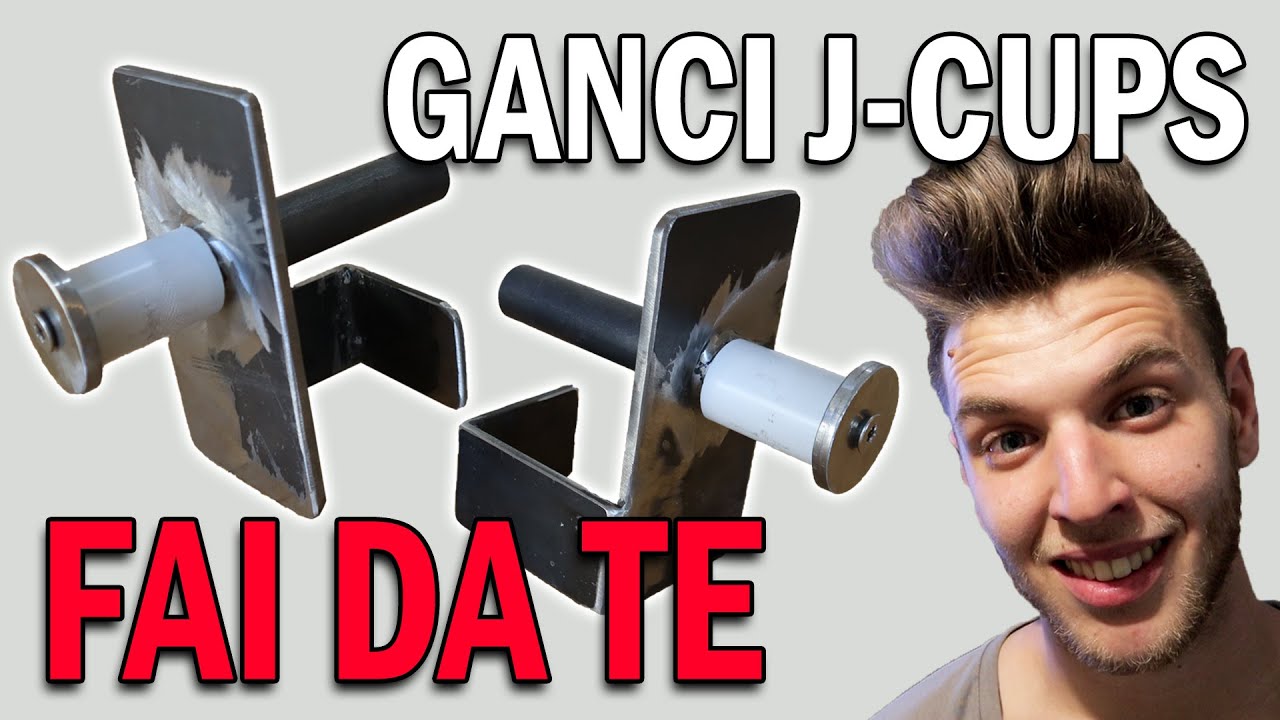 Come Costruire dei GANCI J HOOKS per RACK Fai Da Te - Home Gym DIY