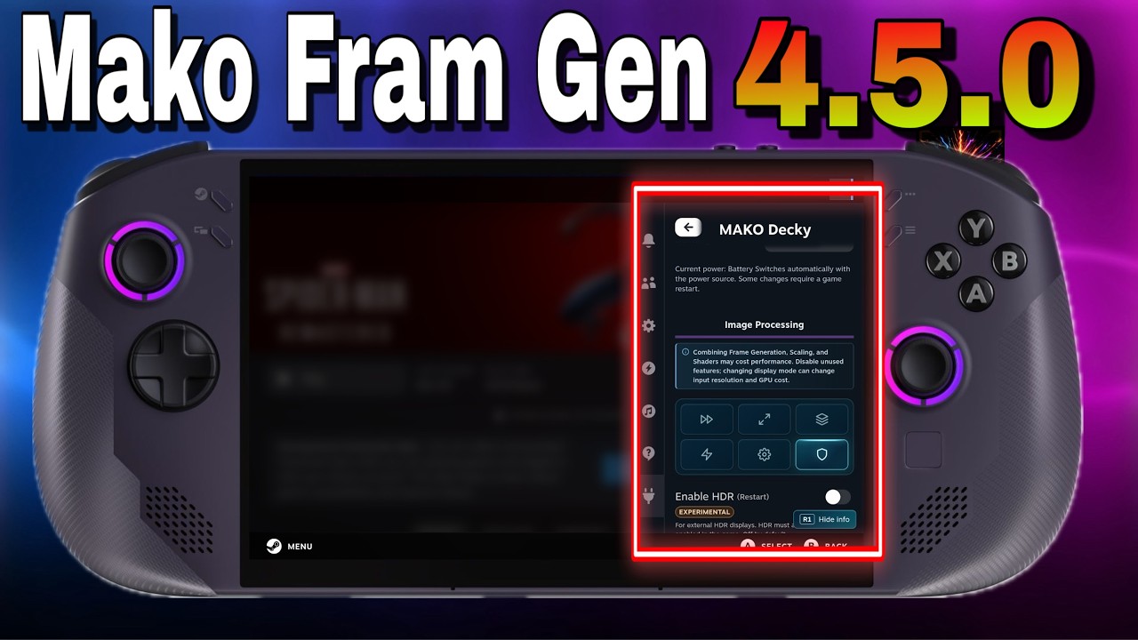 Mako LSFG стал еще лучше с обновлением 4.5.0 | Legion Go