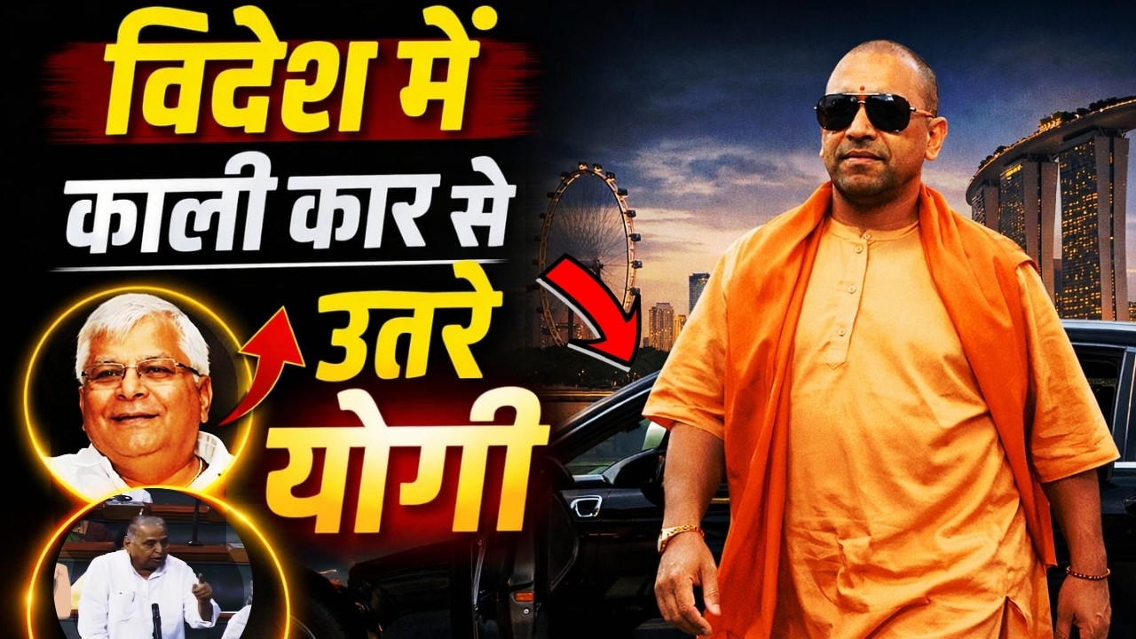 CM Yogi Singapore Entry : योगी ने सिंगापुर में पलट दिया खेल काली गाड़ी को देखती रह गई पूरी दुनियां,