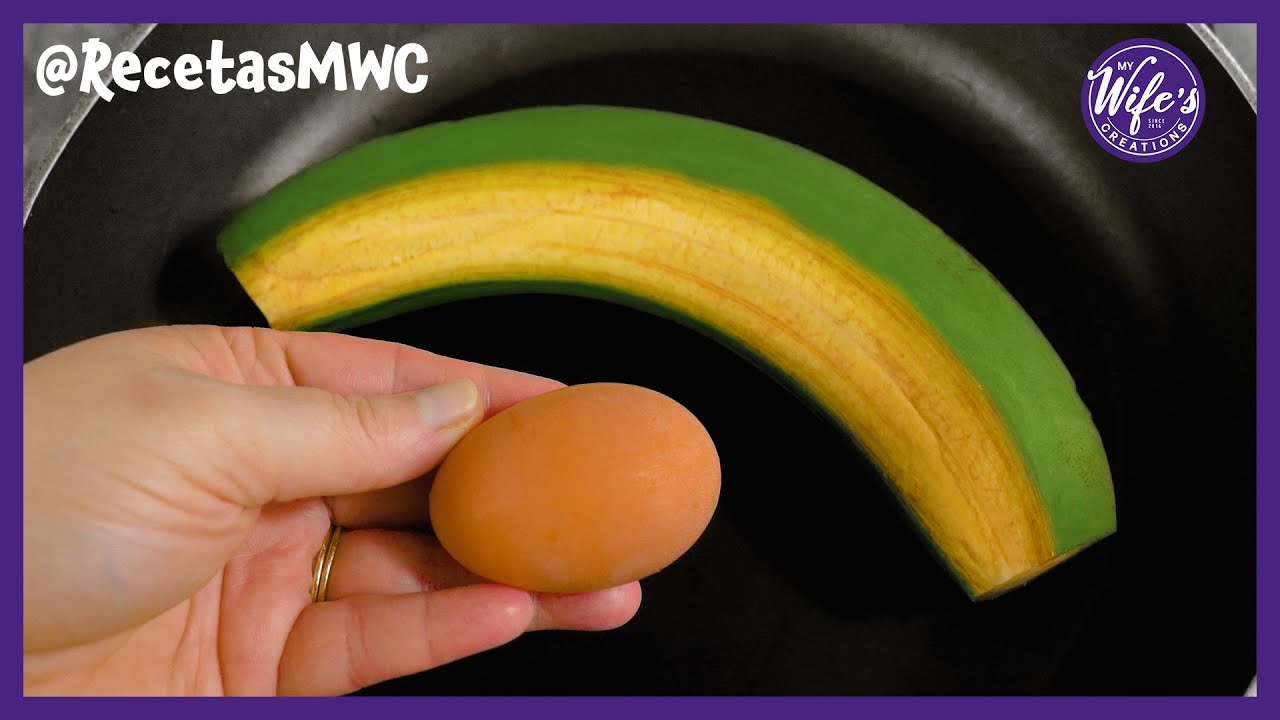 CON 1 PLATANO VERDE PUEDES HACER DOS DESAYUNOS EN EL SARTEN - Recetas mwc