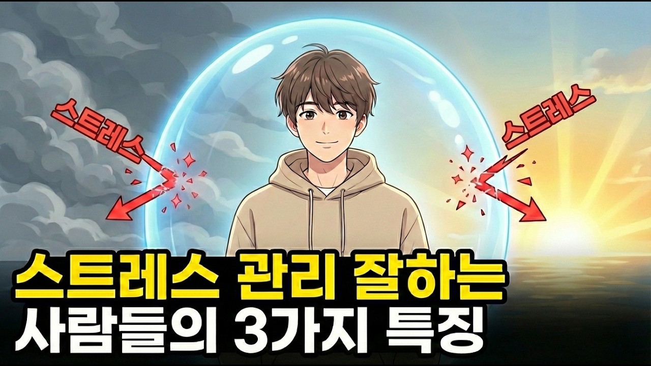 스트레스 덜 받는 사람들의 3가지 비밀 (유리멘탈을 강철멘탈로 만드는 뇌과학)