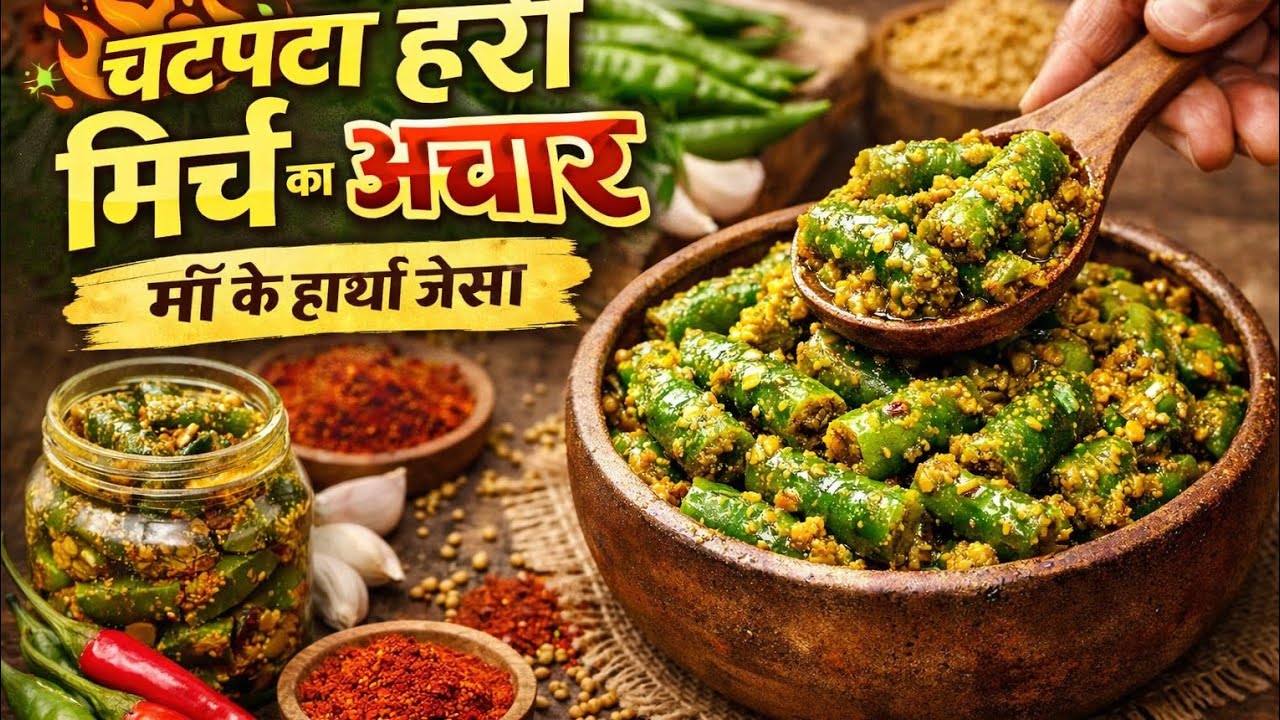 मिर्ची अचार recipe|सबसे ज्यादा मैं खाती हुं 😃 House wife routin vlog|India House wife vlog 🙏🙏🙏