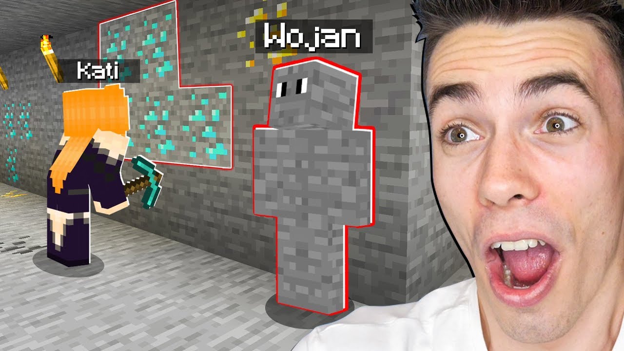 TROLL w KOPALNI na MOJEJ DZIEWCZYNIE w Minecraft!