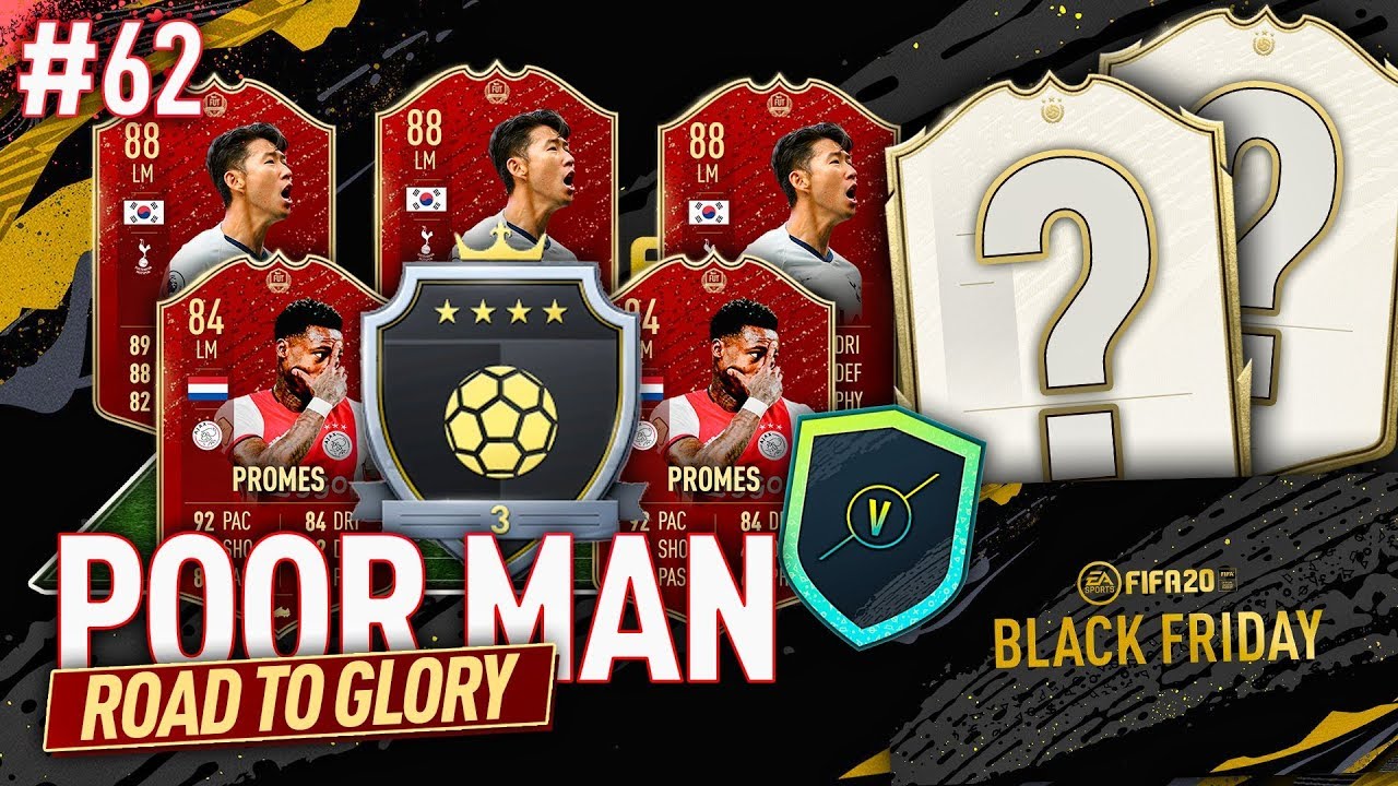 MY ELITE 3 FUT CHAMPIONS REWARDS!!! BLACK FRIDAY PREP! - POOR MAN #62 - FIFA 20 Ultimate Team