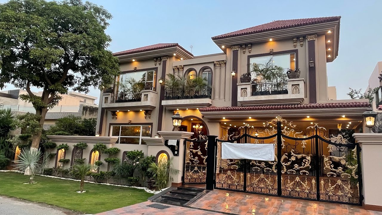 1 Kanal Spanish Design House For  Sale in State Life Society Lahore#propertymatters