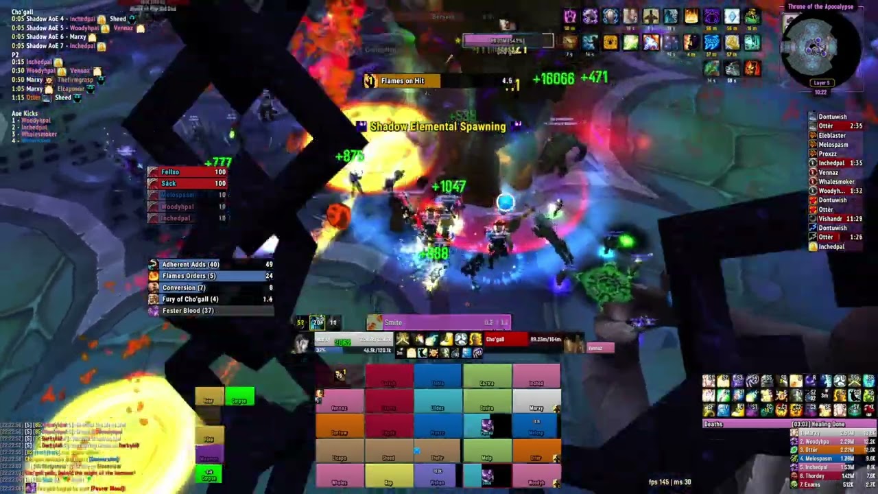 Cho'gall Heroic 25M - Cata Classic - Disc Priest