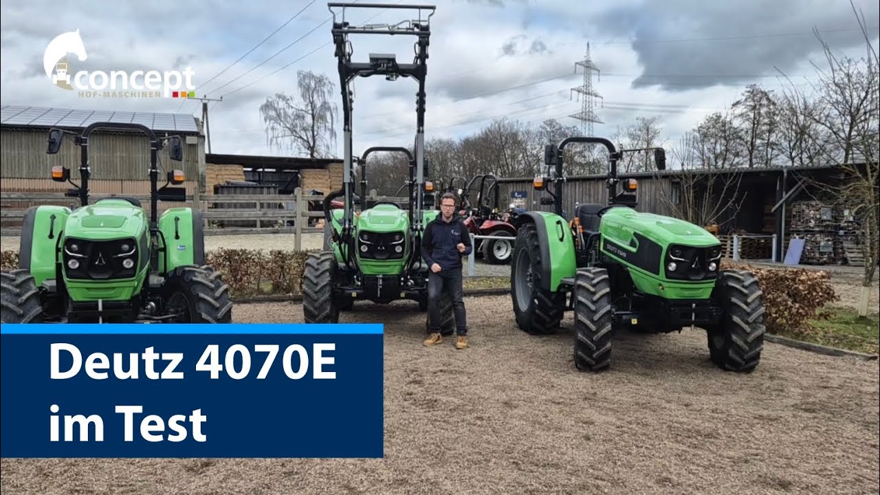 Deutz 4070E im Test | Review zum 65PS Traktor mit starkem Frontlader