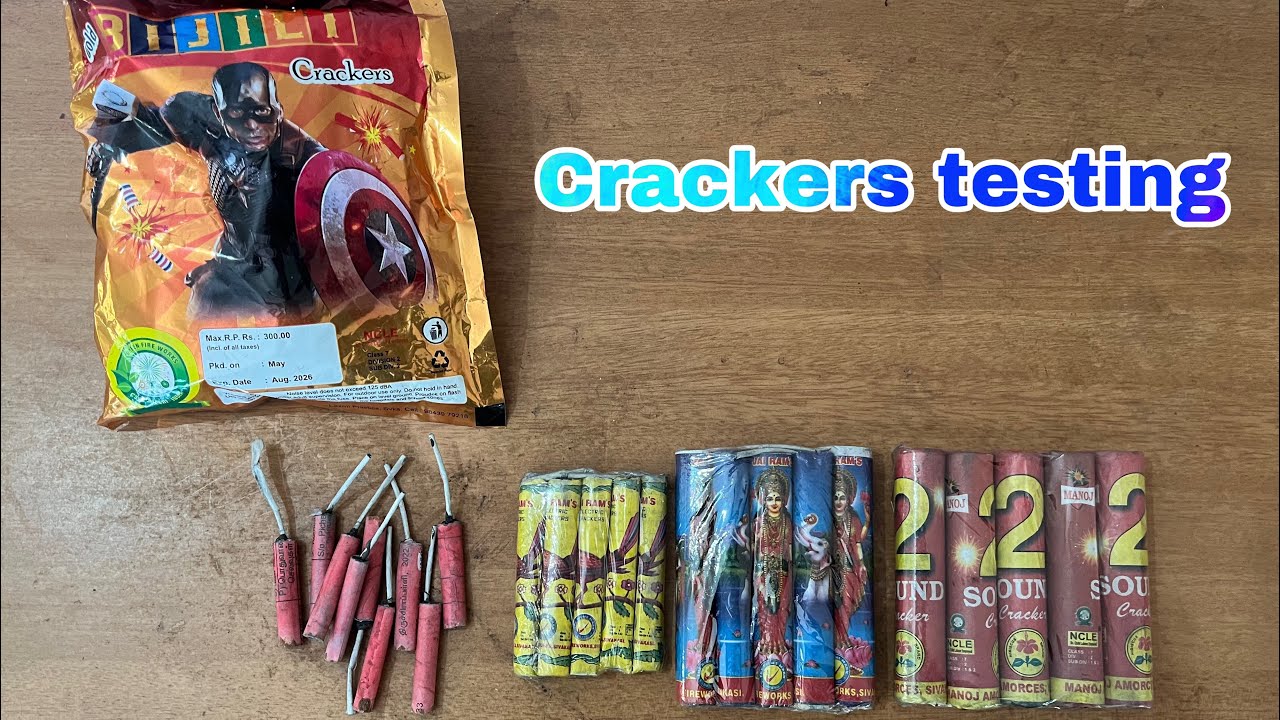 One sound crackers testing video/kannan crackers/ vishu crackers
