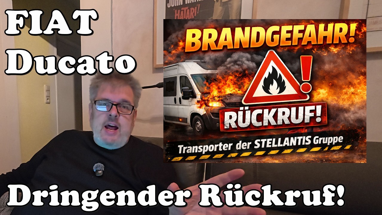 🔥Brandgefahr🔥 bei Ducato & Co? Stellantis startet Rückruf! 24.000 Fahrzeuge betroffen?