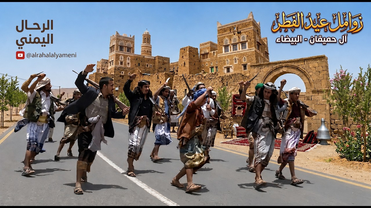 #زوامل عيد الفطر المبارك 1435هـ آل حميقان #البيضاء #اليمن