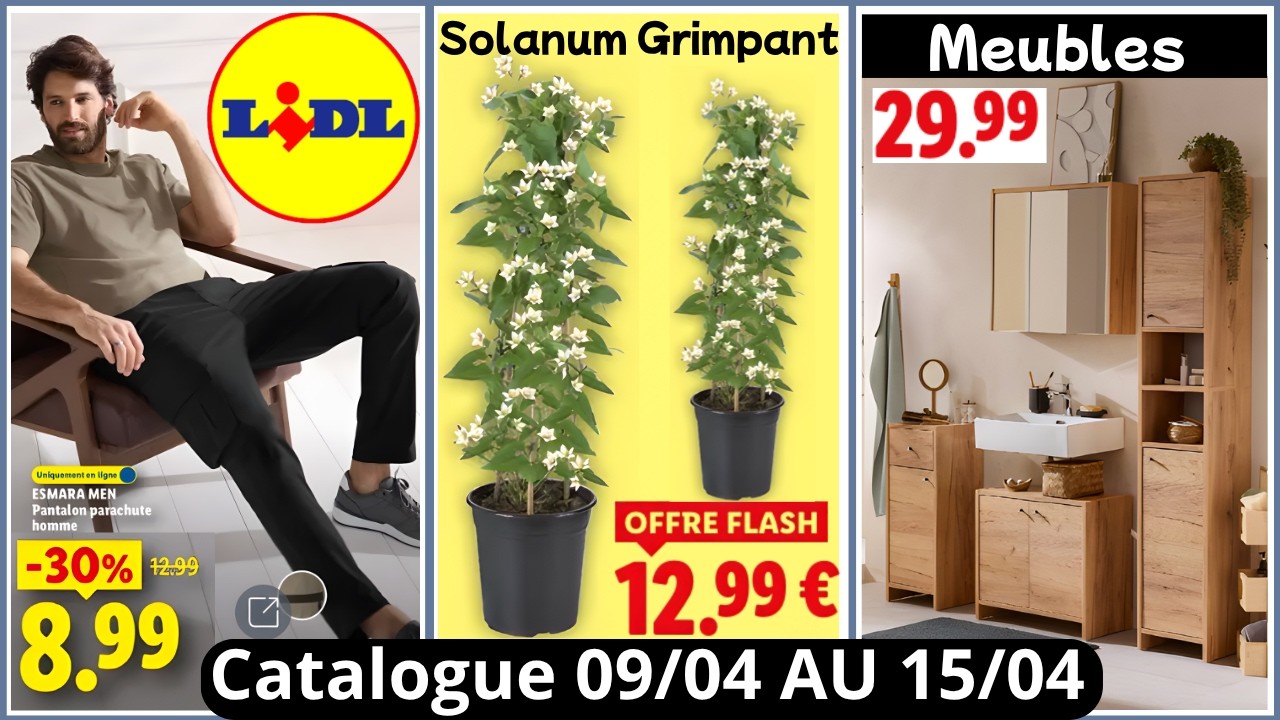 LIDL Catalogue De La Semaine Du 09/04/2026 AU 15/04/2026 LIDL France Arrivage De La Semaine #haul