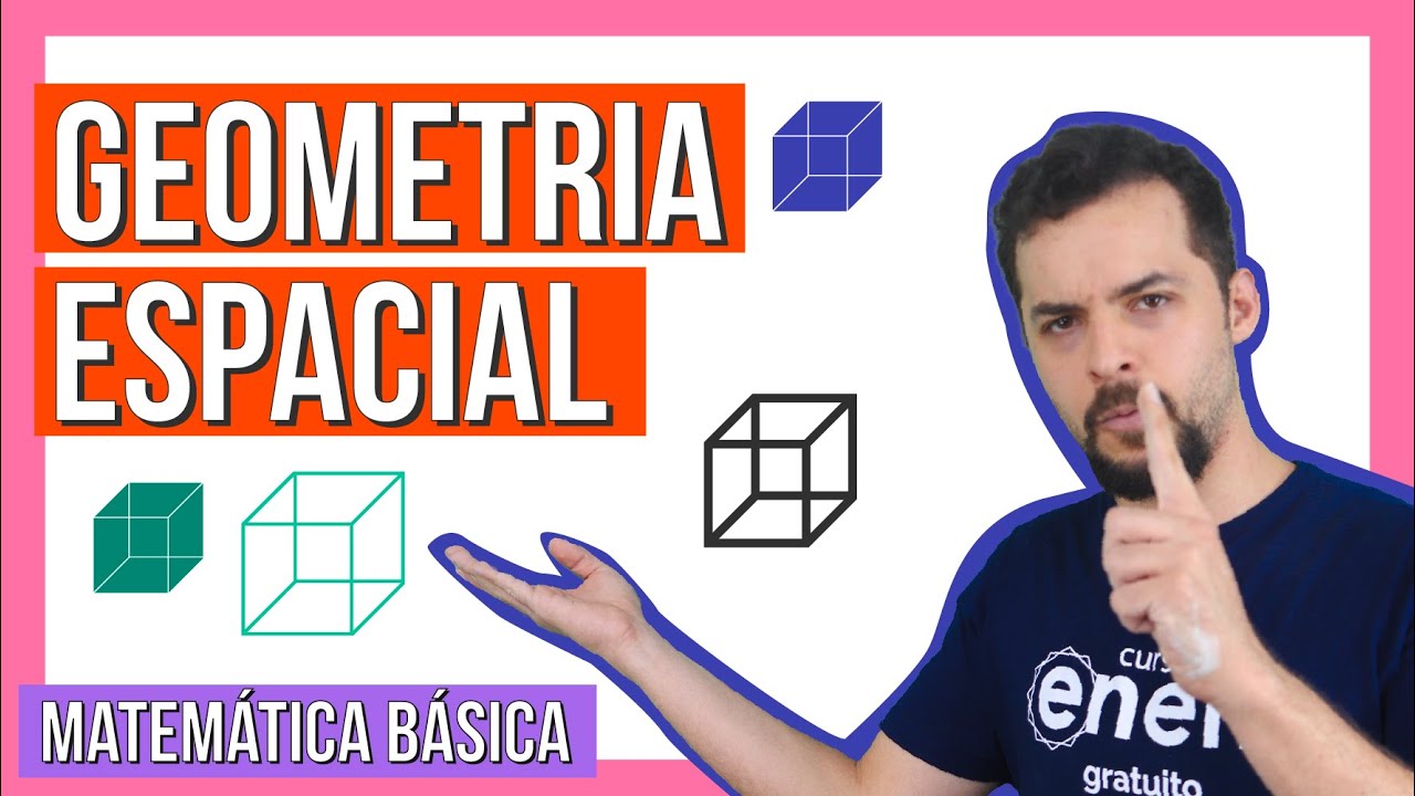 GEOMETRIA ESPACIAL: c&aacute;lculo de &aacute;rea e volume | CURSO DE MATEM&Aacute;TICA B&Aacute;SICA. Professor Lucas Borguezan