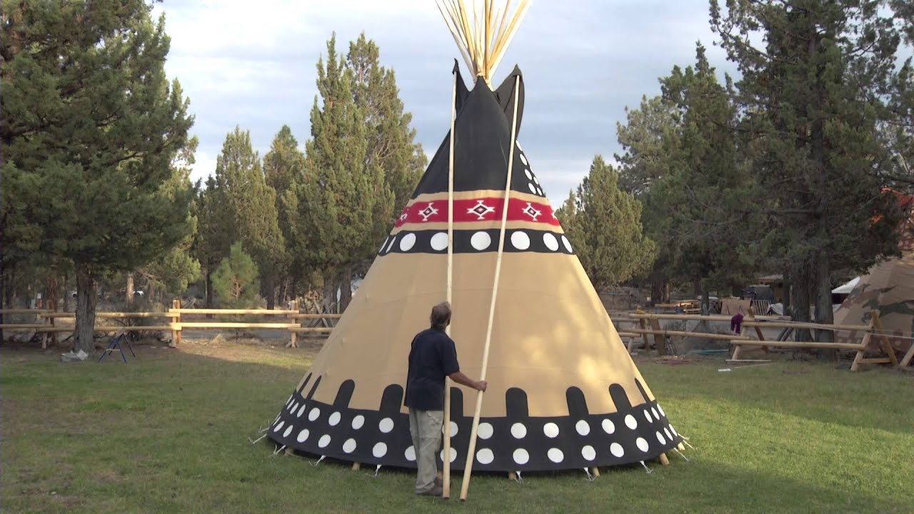 Using the Smoke Flaps on Your Tipi