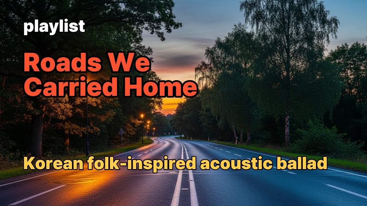 🎧7080 Korean folk-inspired acoustic ballad🎧Title: “Roads We Carried Home”🎵warm storytelling, soft🎵