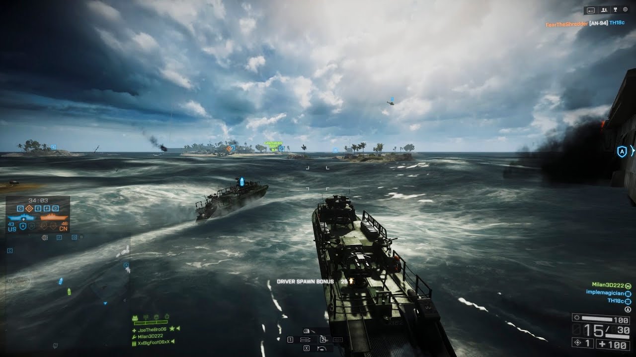 Battlefield 4 - Carrier Assault Large Gameplay (No commentary)