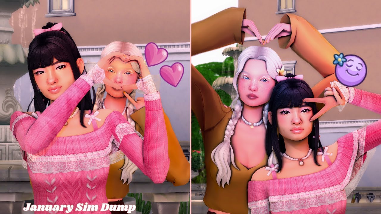 January Sim Dump | Young Couple living in a Britechester townhouse + sim download